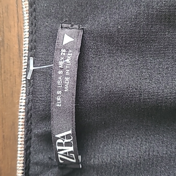 Zara checked square neck dress - Picture 6 of 11